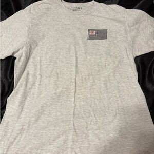 Ariat Men's Light Gray Short Sleeve Tee